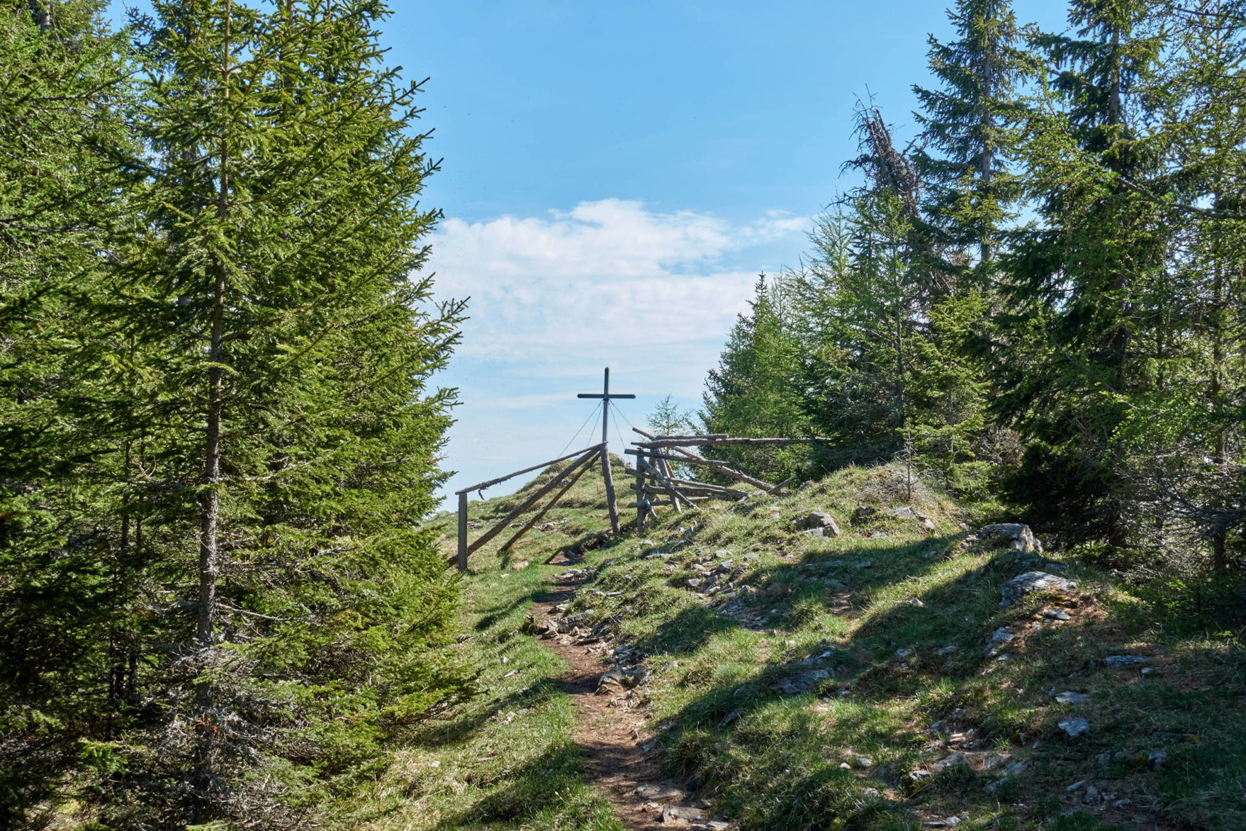 Gipfelkreuz Scharfes Eck