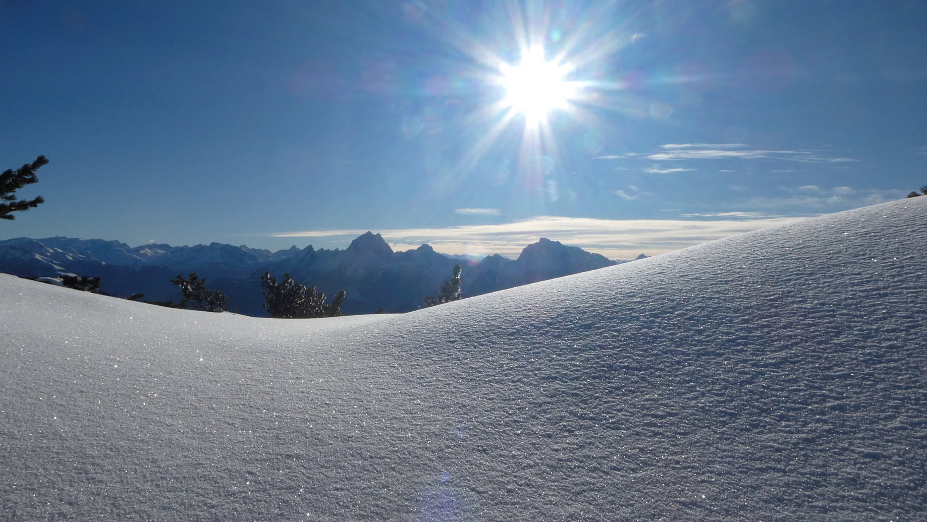 Faszination Winter – Watzmann und Hochkalter. Foto: Karl Plohovich