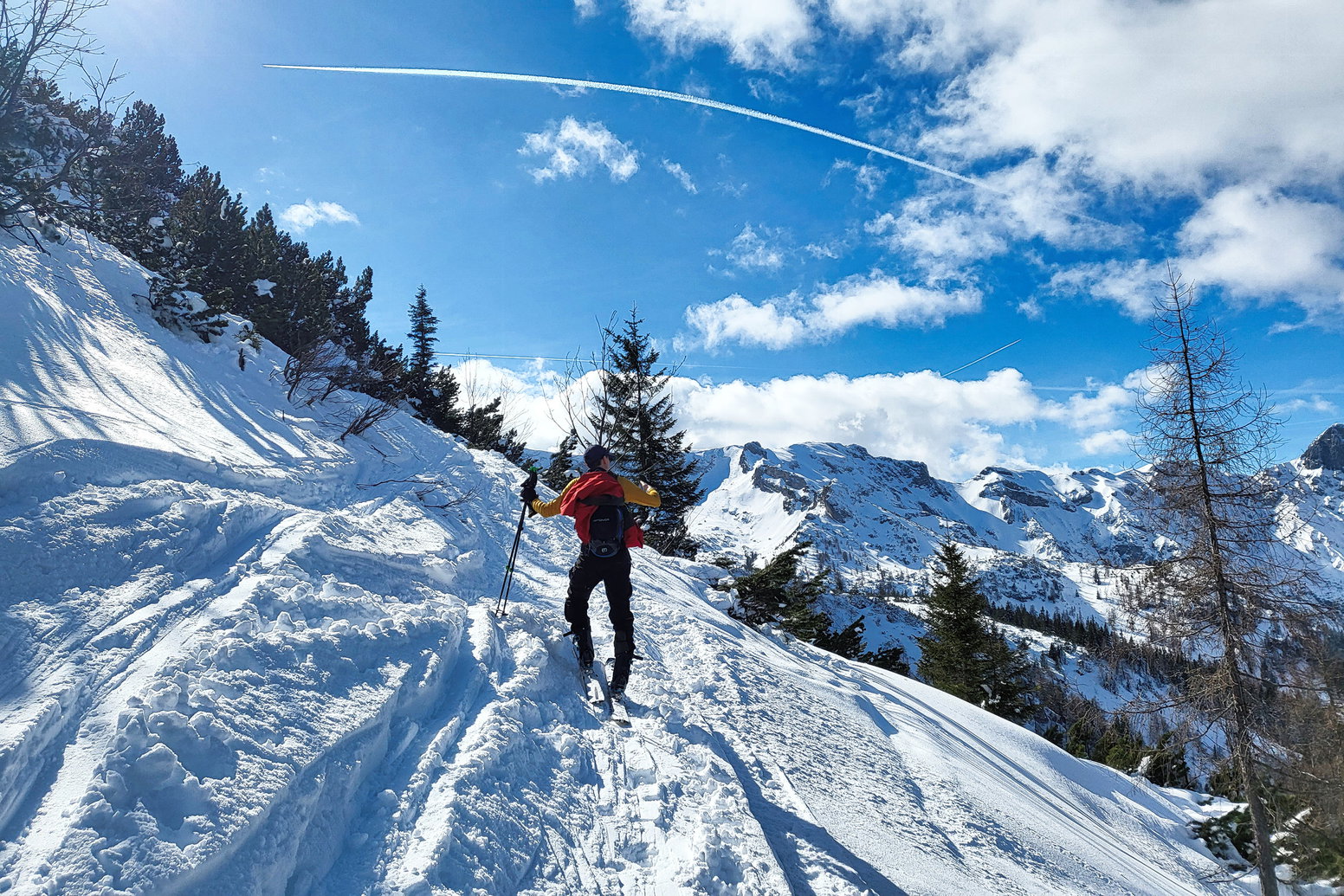 Die Aussicht wird mit jedem Schritt noch besser. Foto: Anna, Protect Our Winters Austria (POW AT)