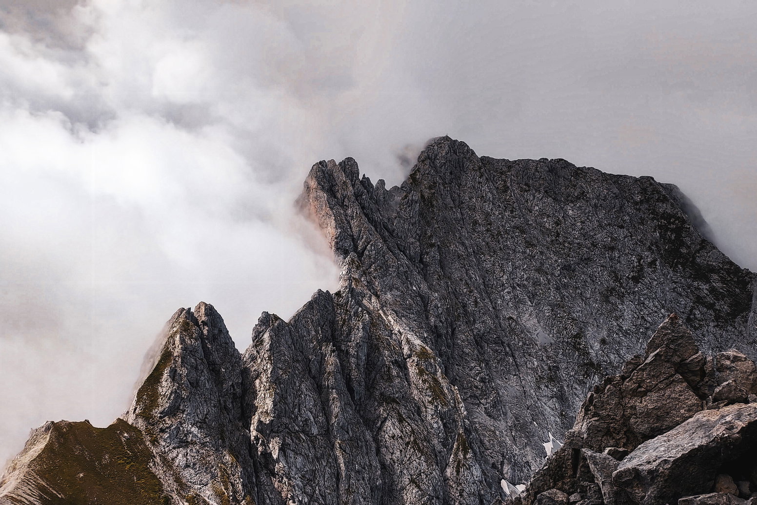Wilde Felsformationen am Wilden Kaiser. Foto: Simon Widy