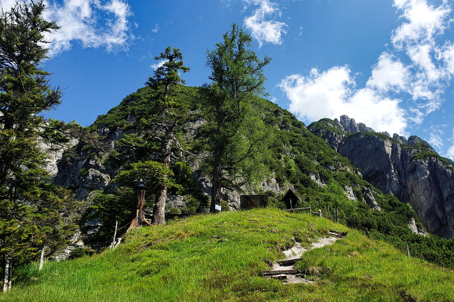 Rastplatz am Riedlspitz. Foto: Alpenverein Saalfelden