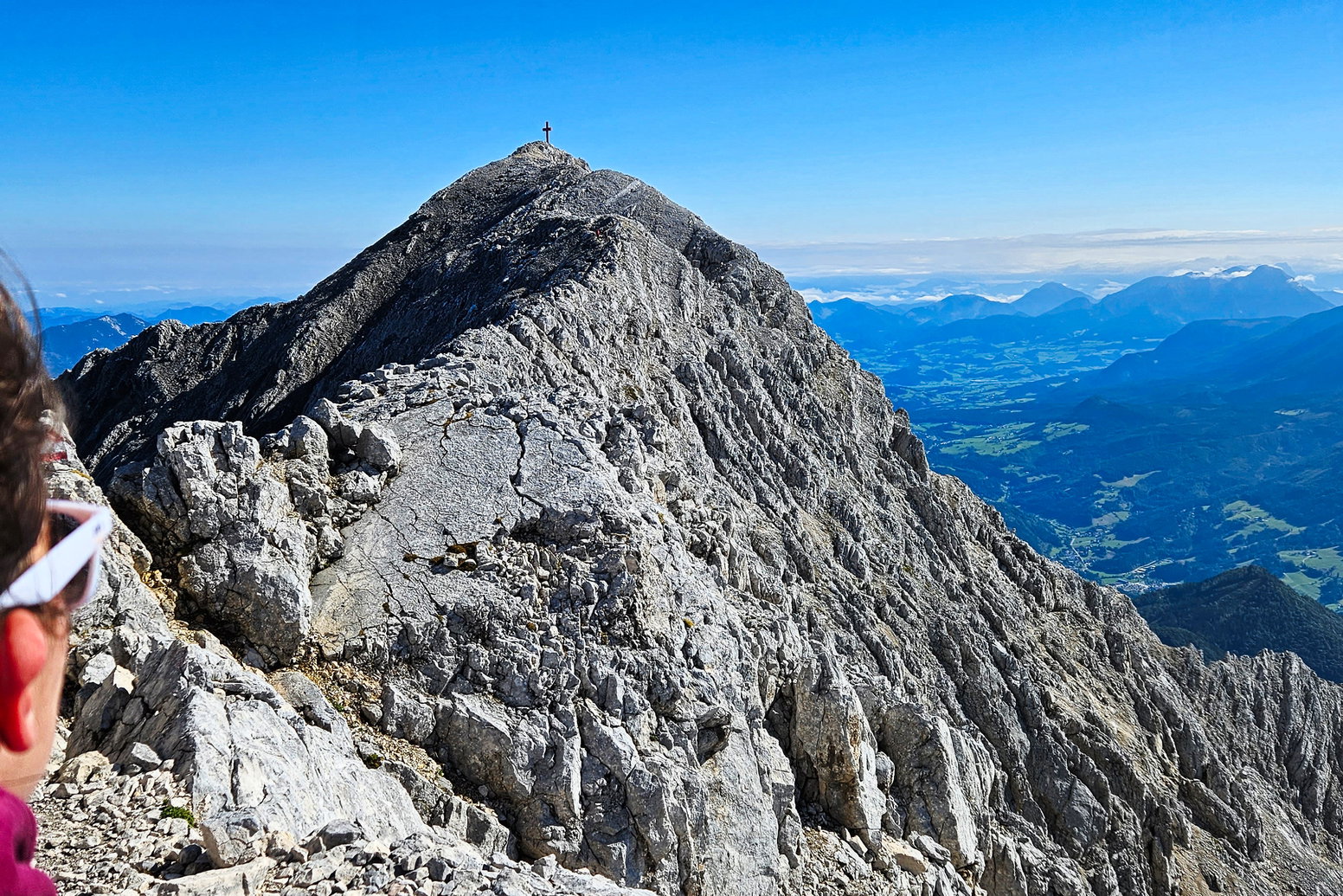Die letzten Meter – der Grat zum großen Priel. Foto: Mario Viehböck