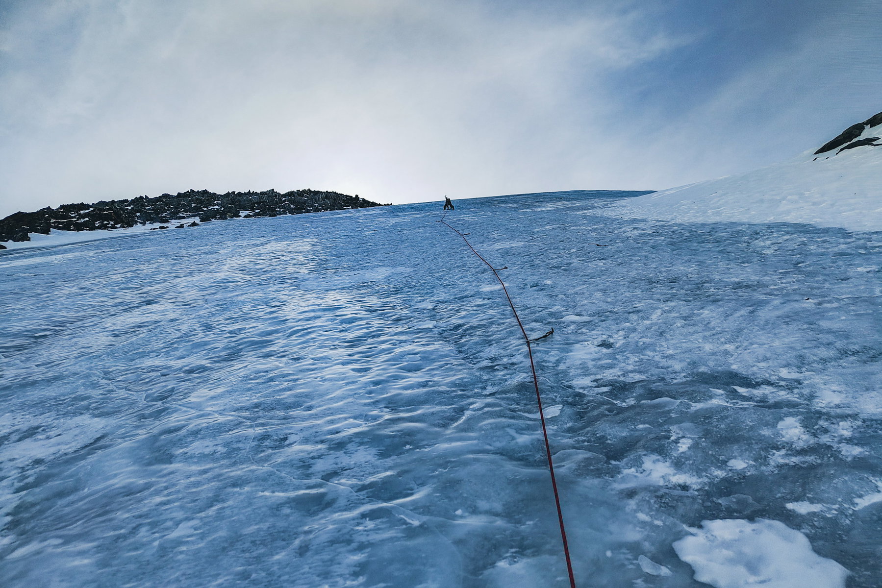 In der Nordwand. Foto: Simon Widy