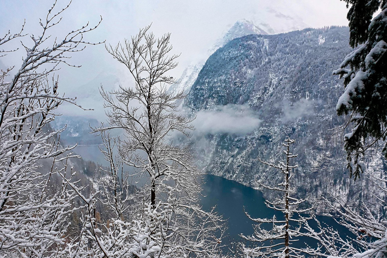 Blick von der Hochbahn auf den Königssee. Foto: Maresa Brandner.