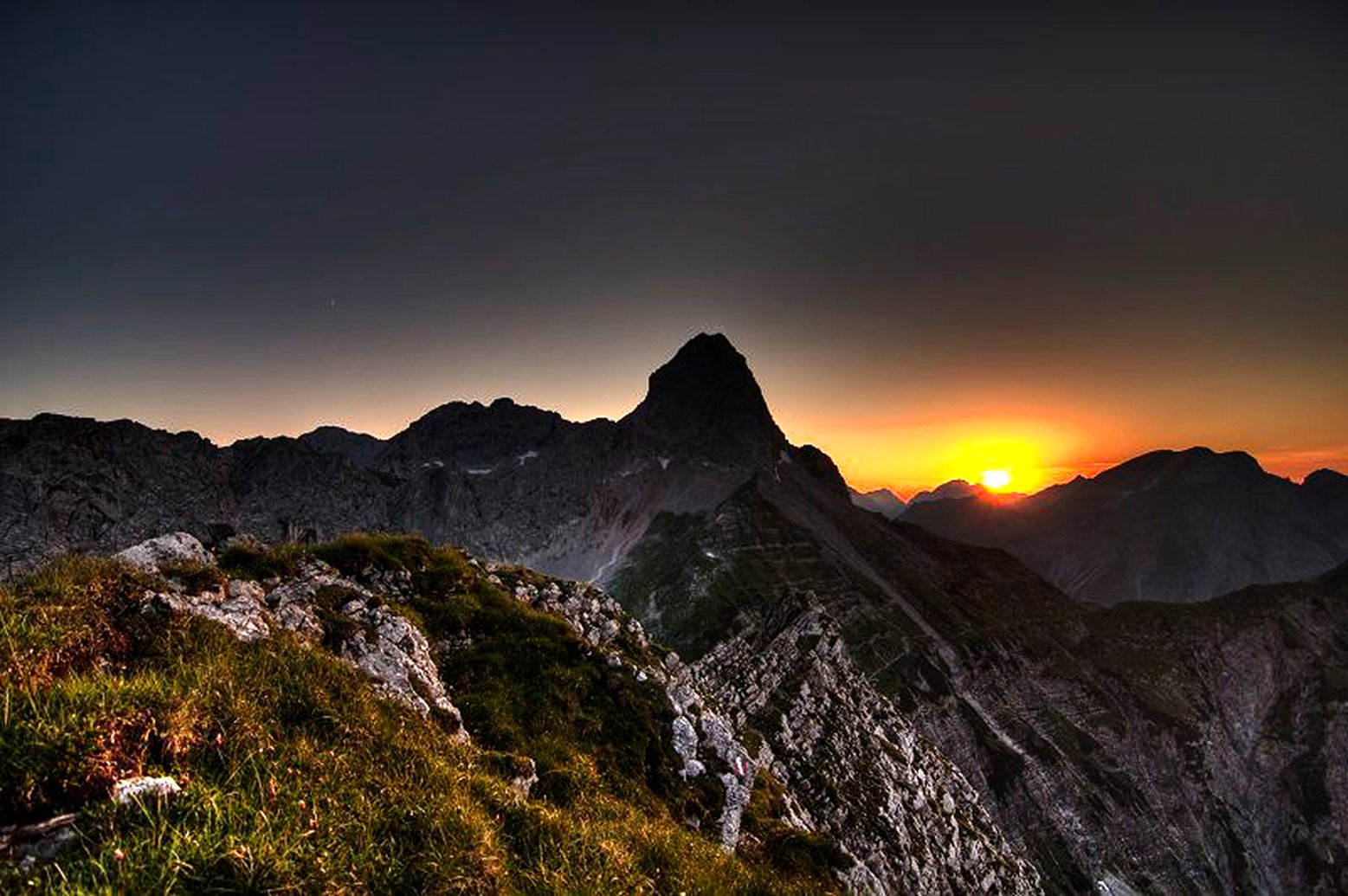 Blick auf die Lamsenspitze. Foto: S. Pilloni