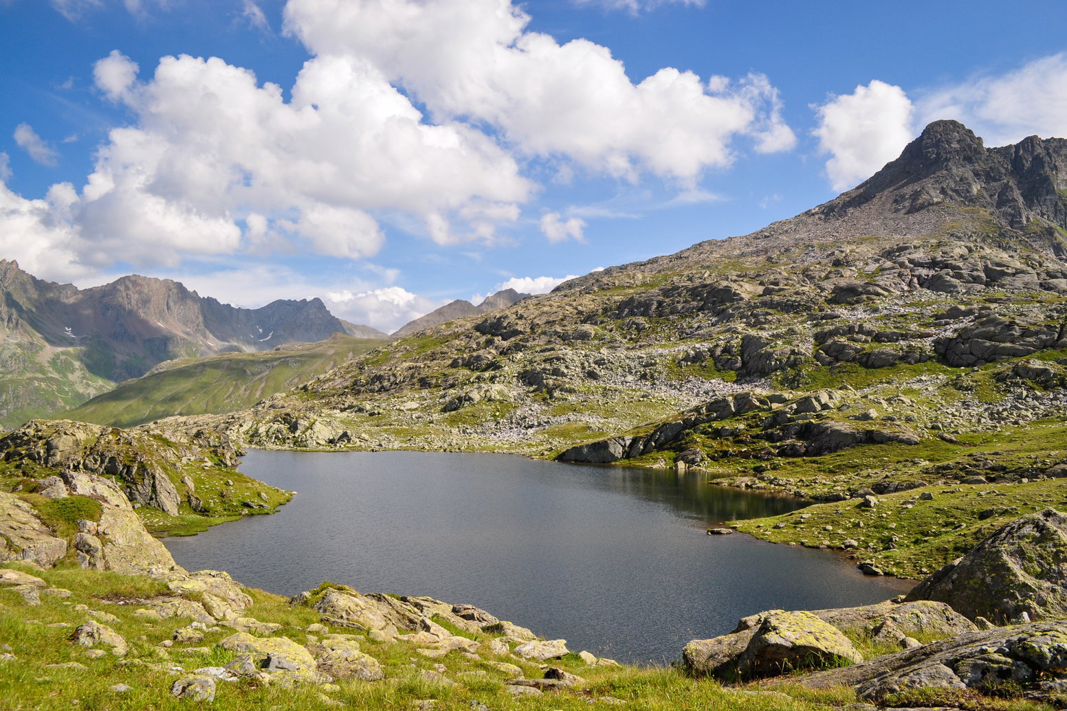 Der Valschavielsee mitten im Verwall. Foto: Norman und Lisa