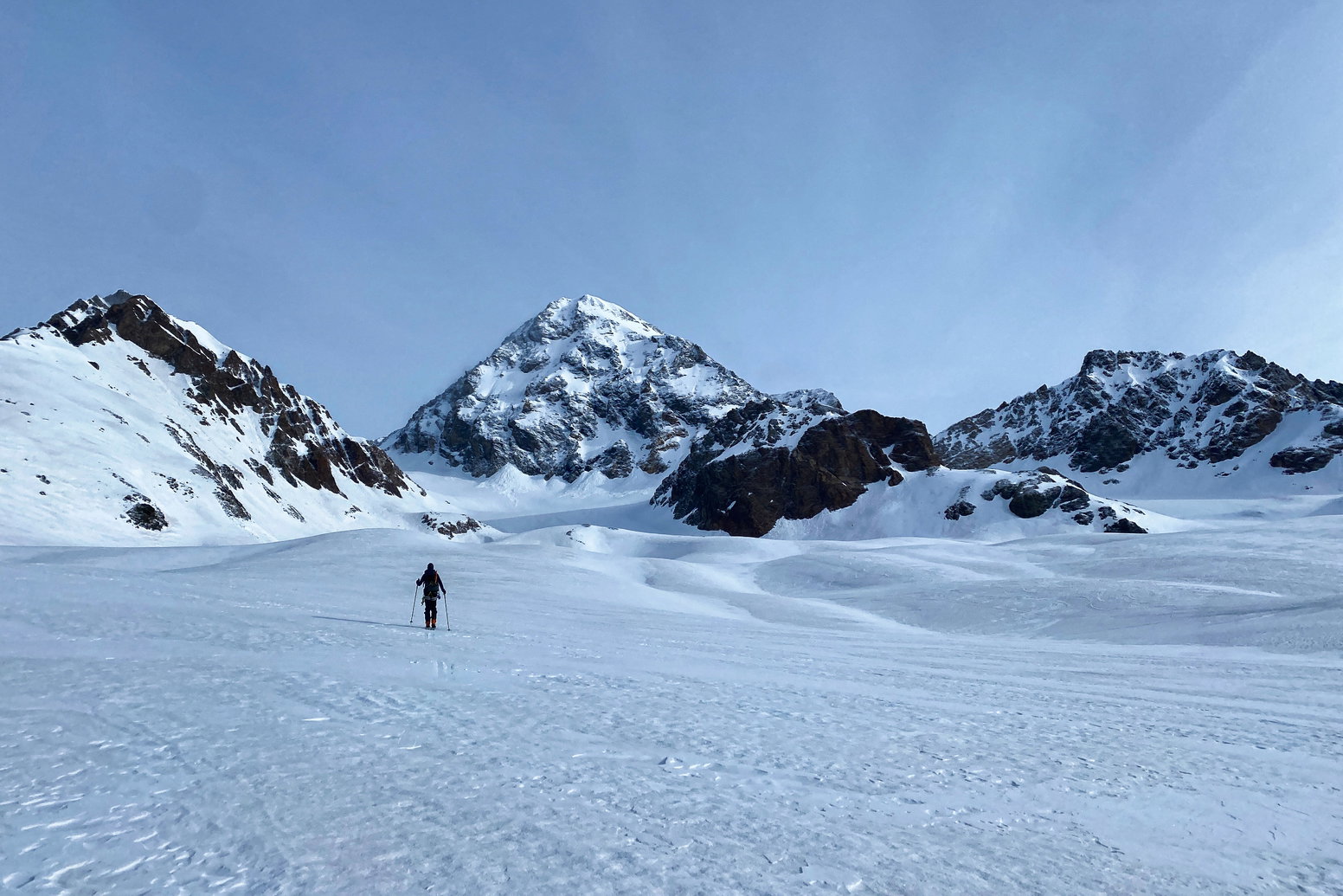 Der Gran Zebru (Köngisspitze) ist mit 3.851 Metern der zweithöchste Gipfel im Ortlergebiet. Foto: Christian Heuegger Zirm