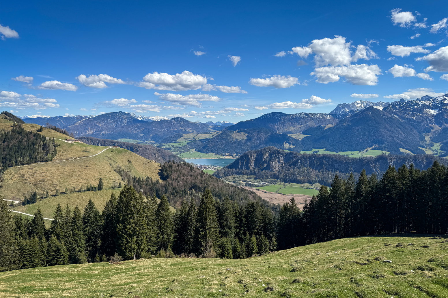 Blick auf den Walchsee. Foto: Bernhard Walle