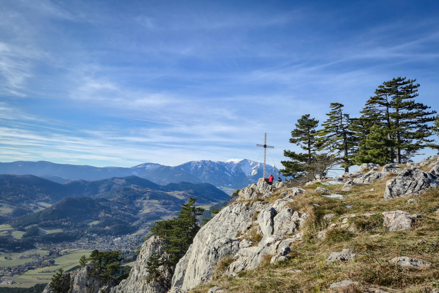 Blick nach Westen auf den Schneeberg (einer meiner absoluten Lieblingsplätze). Foto: Linda Prähauser