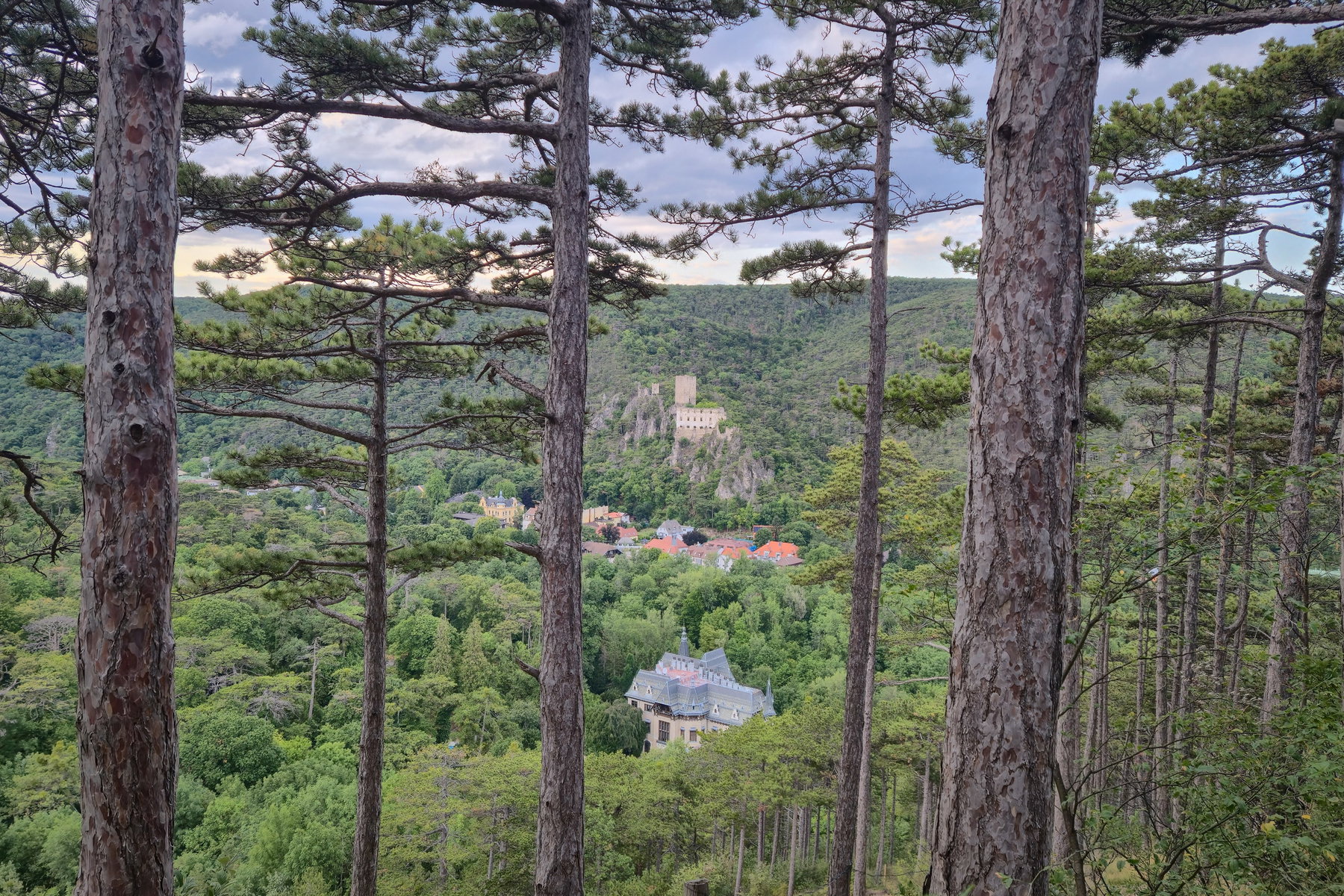 Blick von der Burgruine. Foto: Linda Prähauser