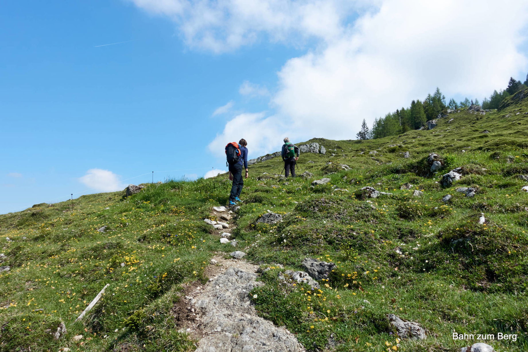 Aufstieg zur Naunspitze