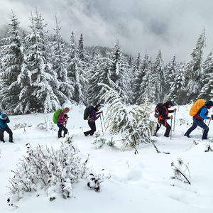 Gretchensteig im 1. Schnee