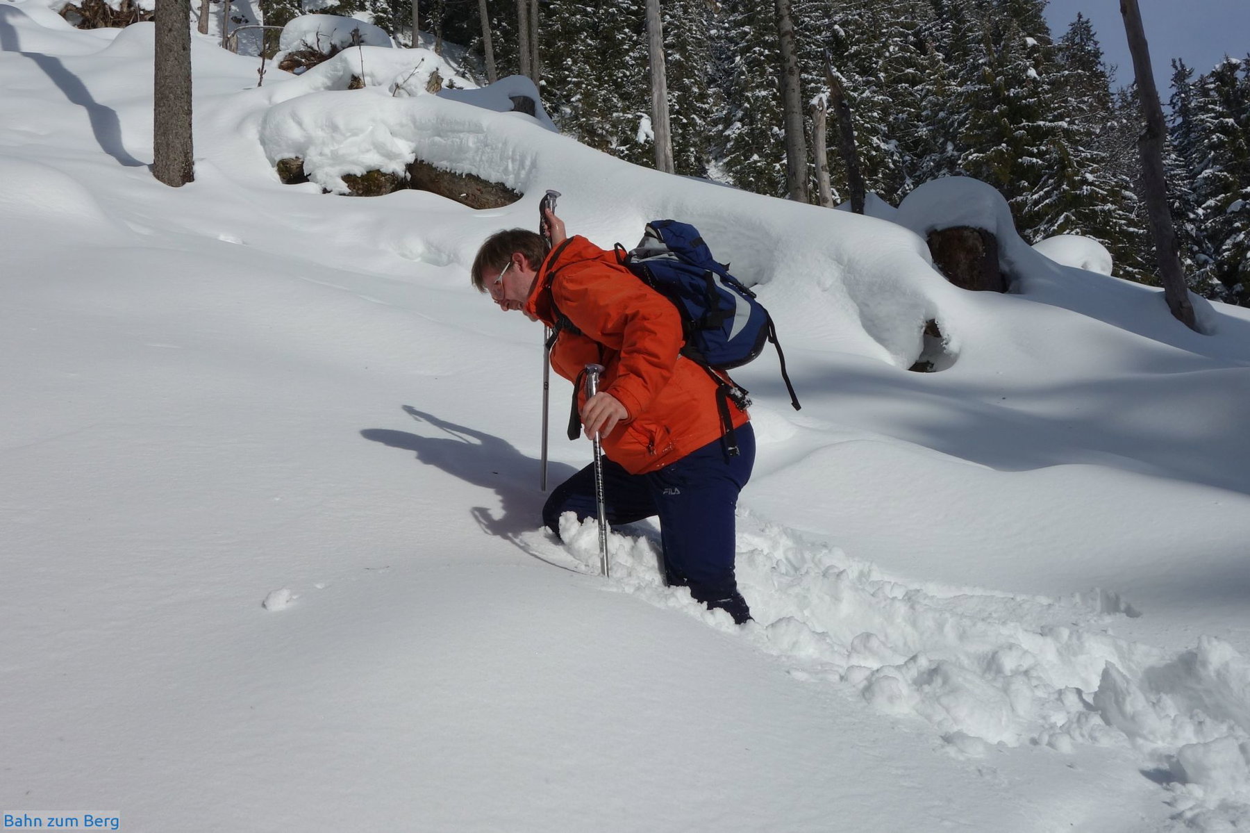 Im Tiefschnee auf die Gemeindealpe