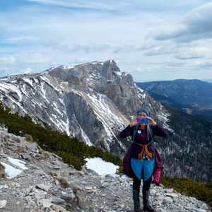 Noch einmal im Schnee auf die Rax