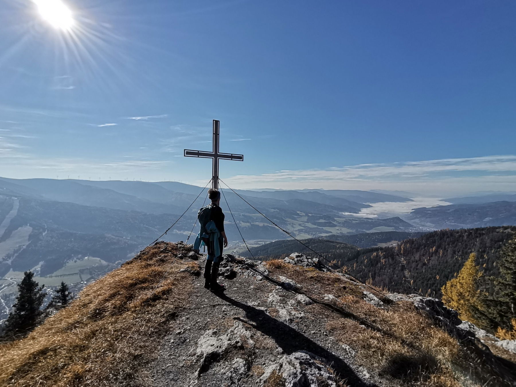 Balkon erste Reihe auf der Kampalpe