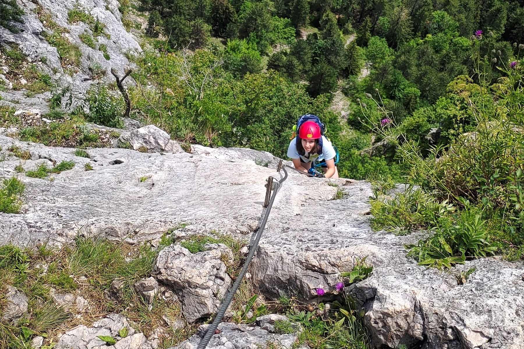 Klettersteig extrem auf der Hohen Wand: ÖTK-Steig