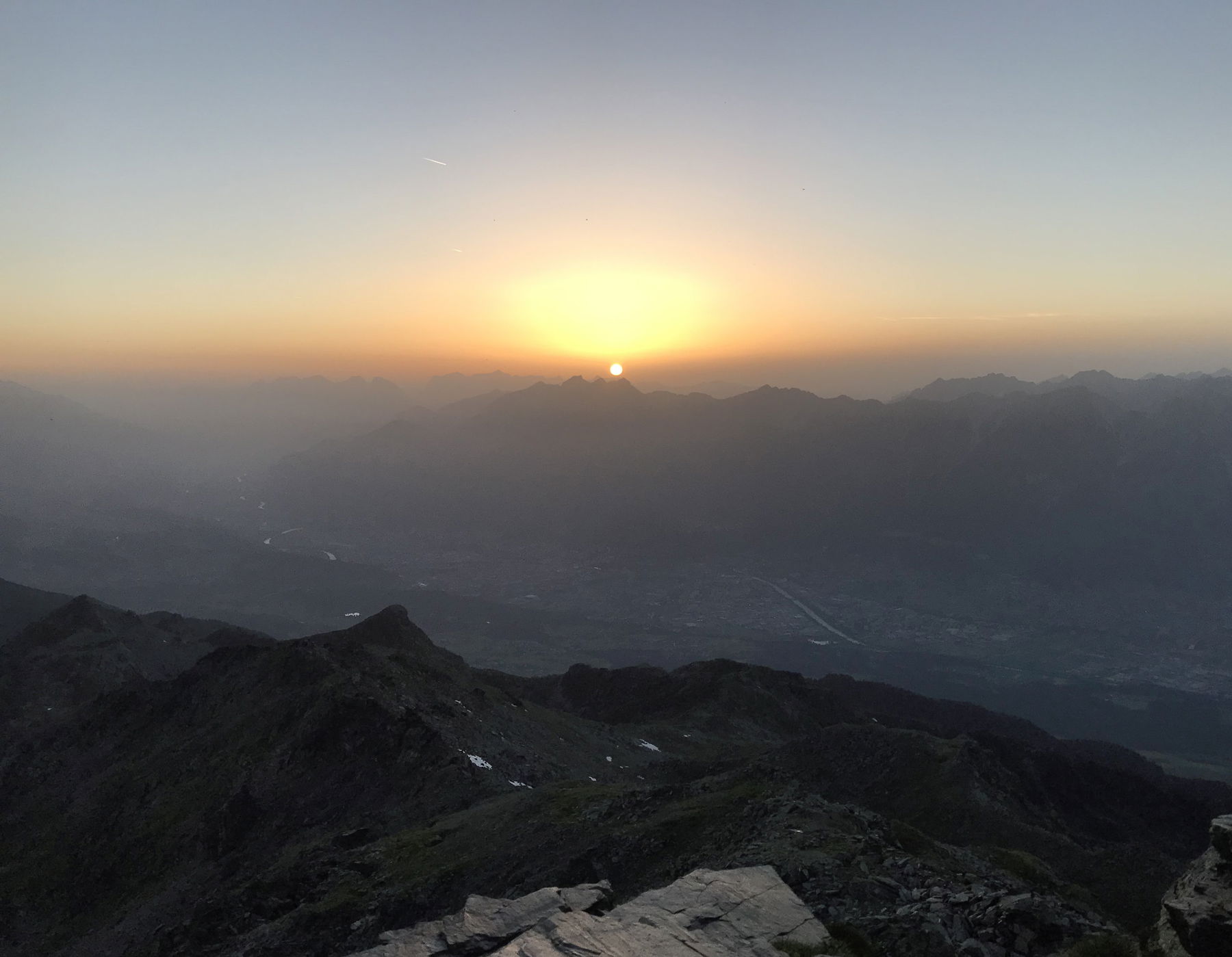 Feuriges Spektakel am Glungezer