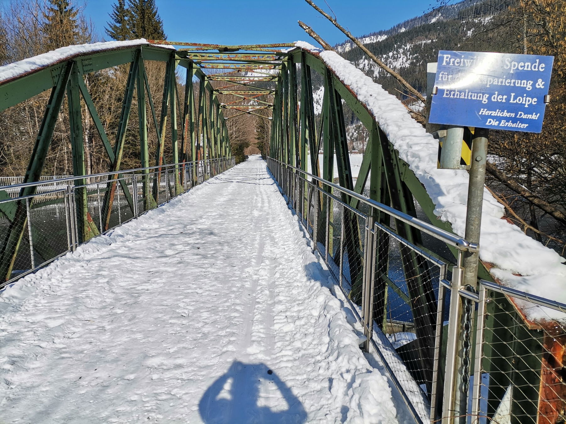 Langlaufen am R5 in Mürzzuschlag