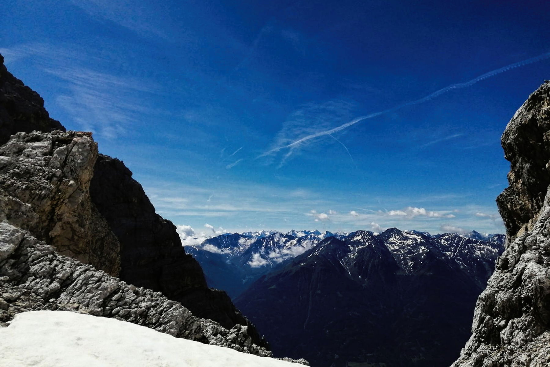 Überschreitung der Hohen Munde