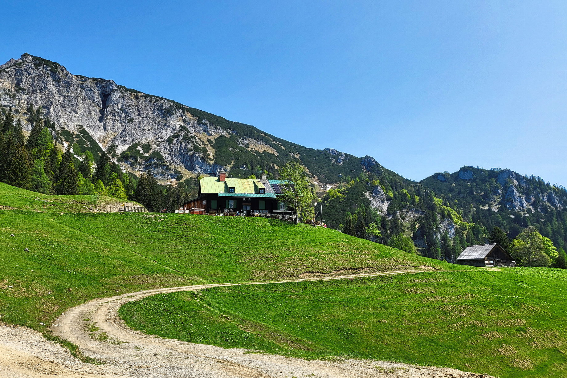 Grabneralm mit Grabnerstein im Hintergrund. Foto: Anna, POW AT