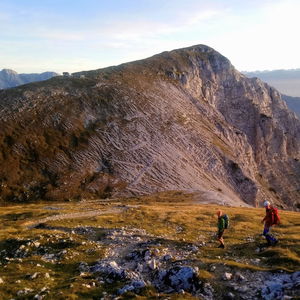 Eine luftige Gratwanderung auf dem Mittenwalder Klettersteig