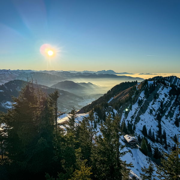 Überschreitung Hochgrat mit Übernachtung Staufner Haus im Winter