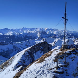 Höllwand: Bike and Snowshoeing