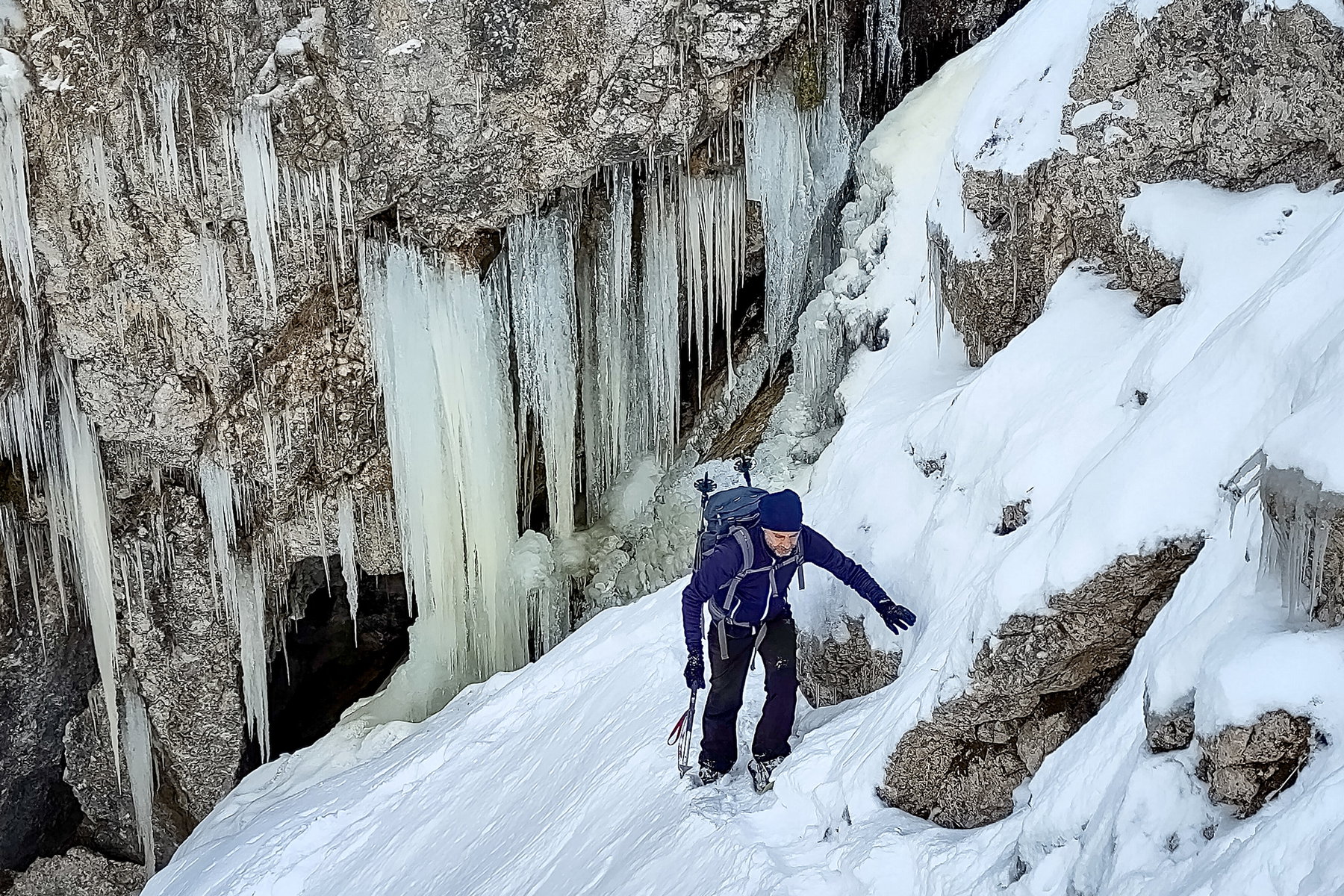 Schoßgraben: Eistour-Feeling am Untersberg